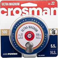 Vista 7 de Crosman Crosman - Pellets con cúpula Premier, calibre 0.22, 500