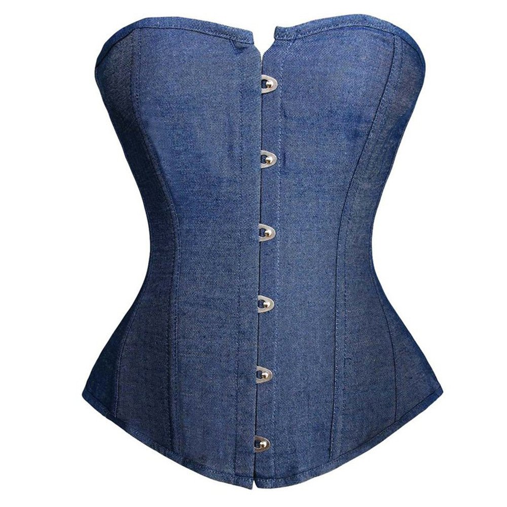 Corsetto Donna Sexy In Pizzo Elasticizzato – Bustino Modellante Vita Fionda Con Lacci – Traspirante Per Burlesque, Costumi Medievali E Vita Di Tutti I Giorni – Bianco Taglie Forti 6XL