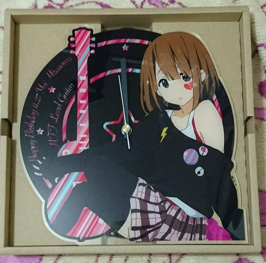 けいおん!アニまるっ！限定 アクリルクロック 掛け時計 平沢唯
