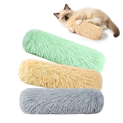Cat Toys 3 Pack Catnip Pillows, Soft and Durable Crinkle