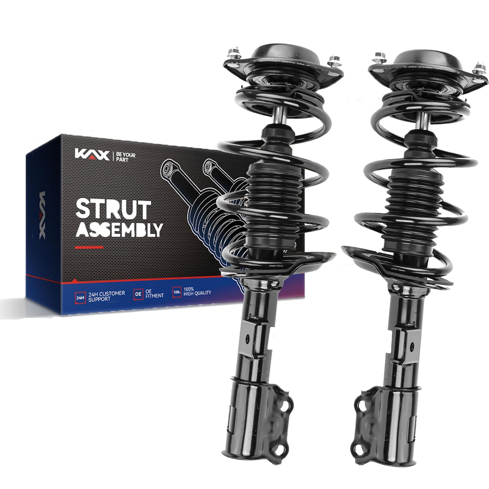 KAX Front Struts and Shocks Complete Assembly Compatible with 2011 2012 2013 2014 2015 2016 Elantra 172709 172708