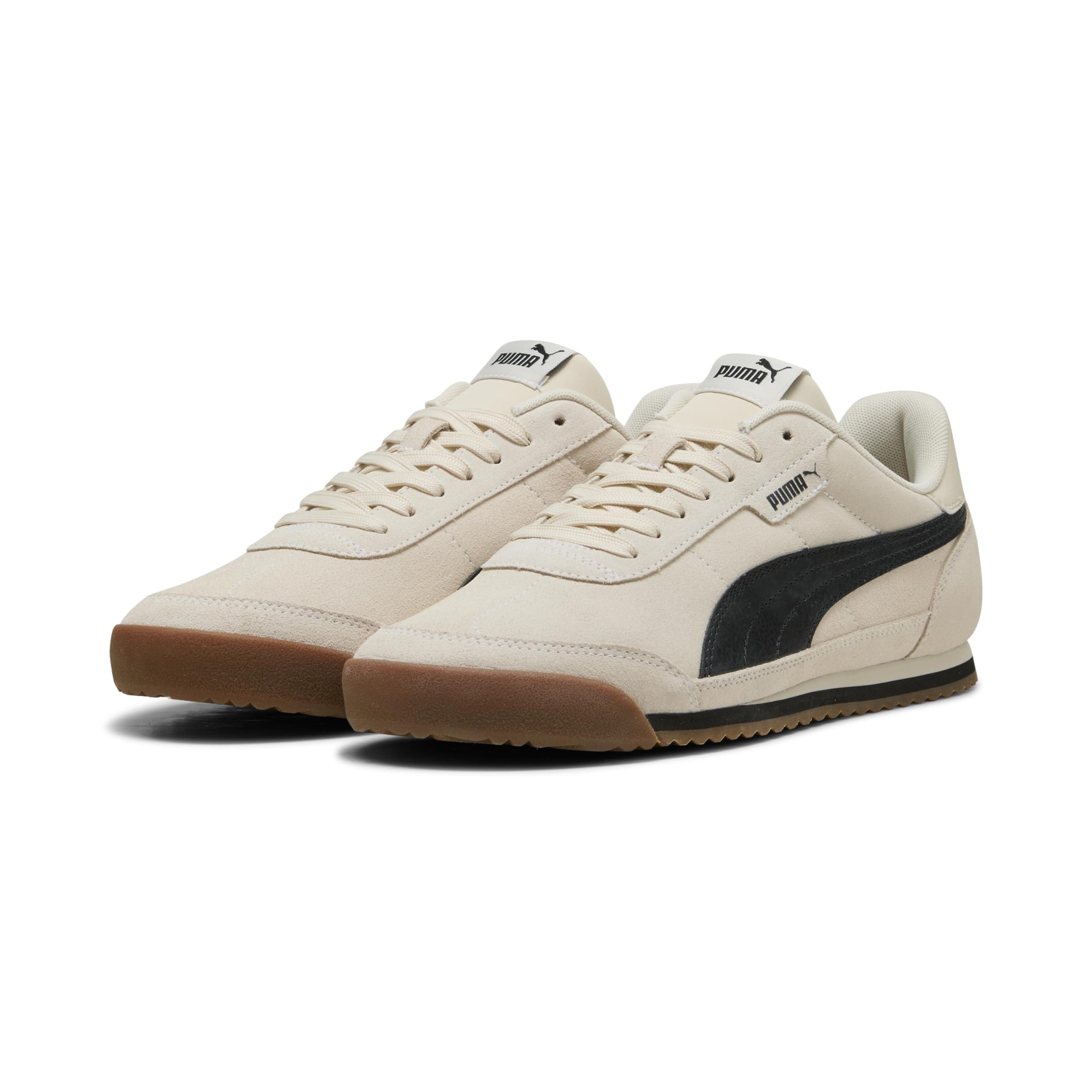 Puma Men's White Low-Top Trainers in Size 8, Sports Direct