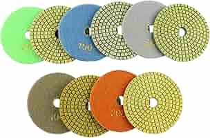 Set 4 Blocchi Abrasivi Diamantati Per Lucidatura - Grana 60# 100# 200# 400#, Per Pietra E Metallo - Foto 6