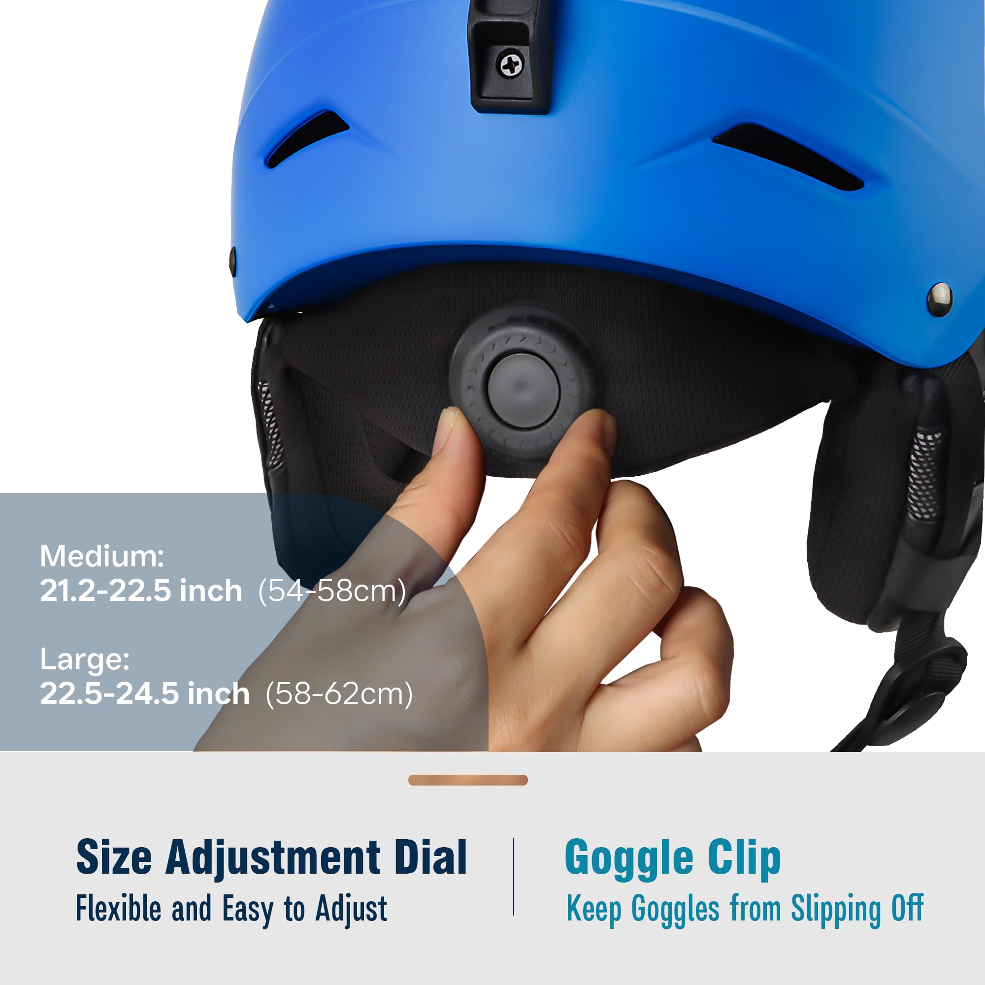 Casque de ski certifié pour adultes, hommes, femmes, jeunes, pour le ski, le snowboard