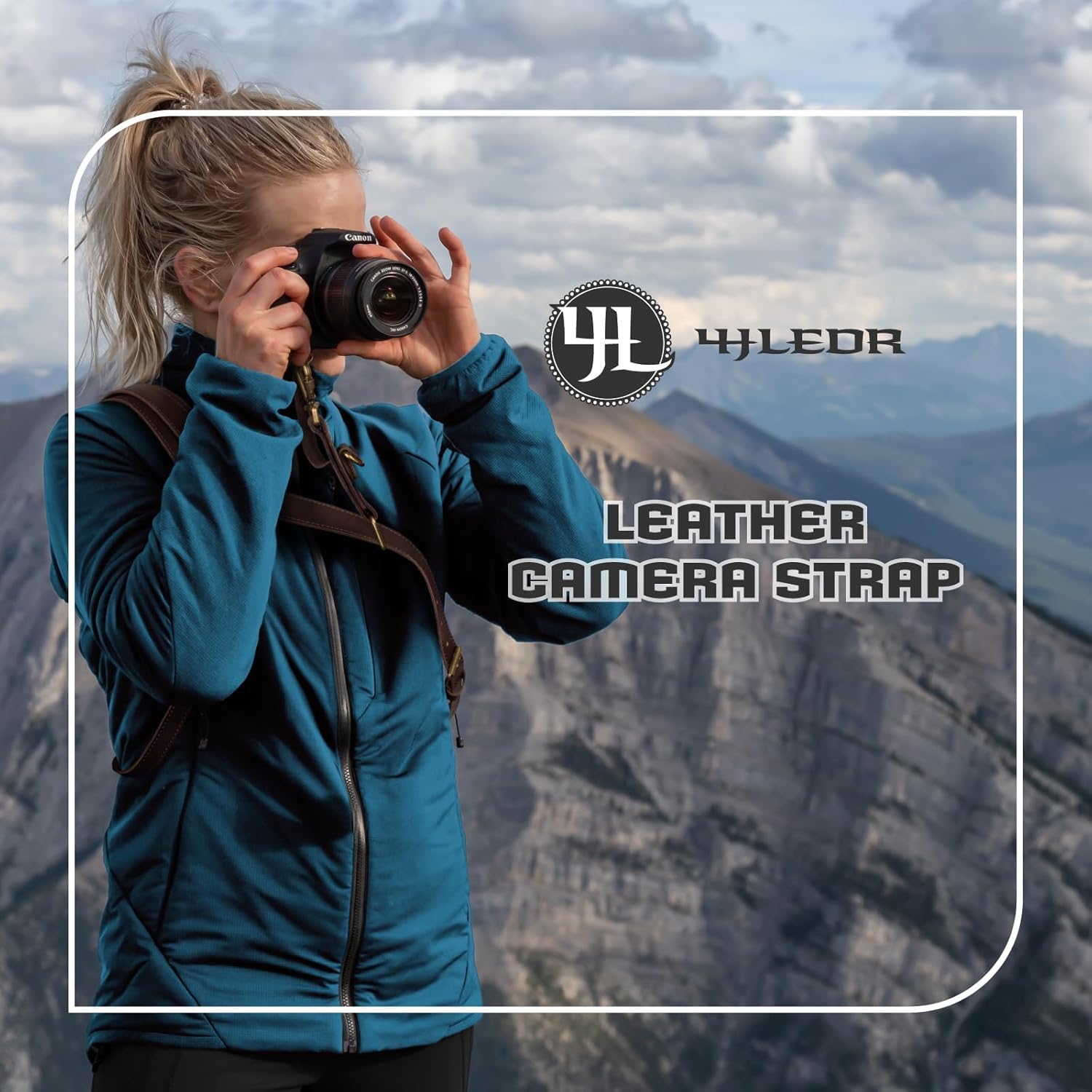 Leather Camera Harness for 1 Camera,Single Camera Strap for Photographers,Camera Shoulder Strap Quick Release DSLR