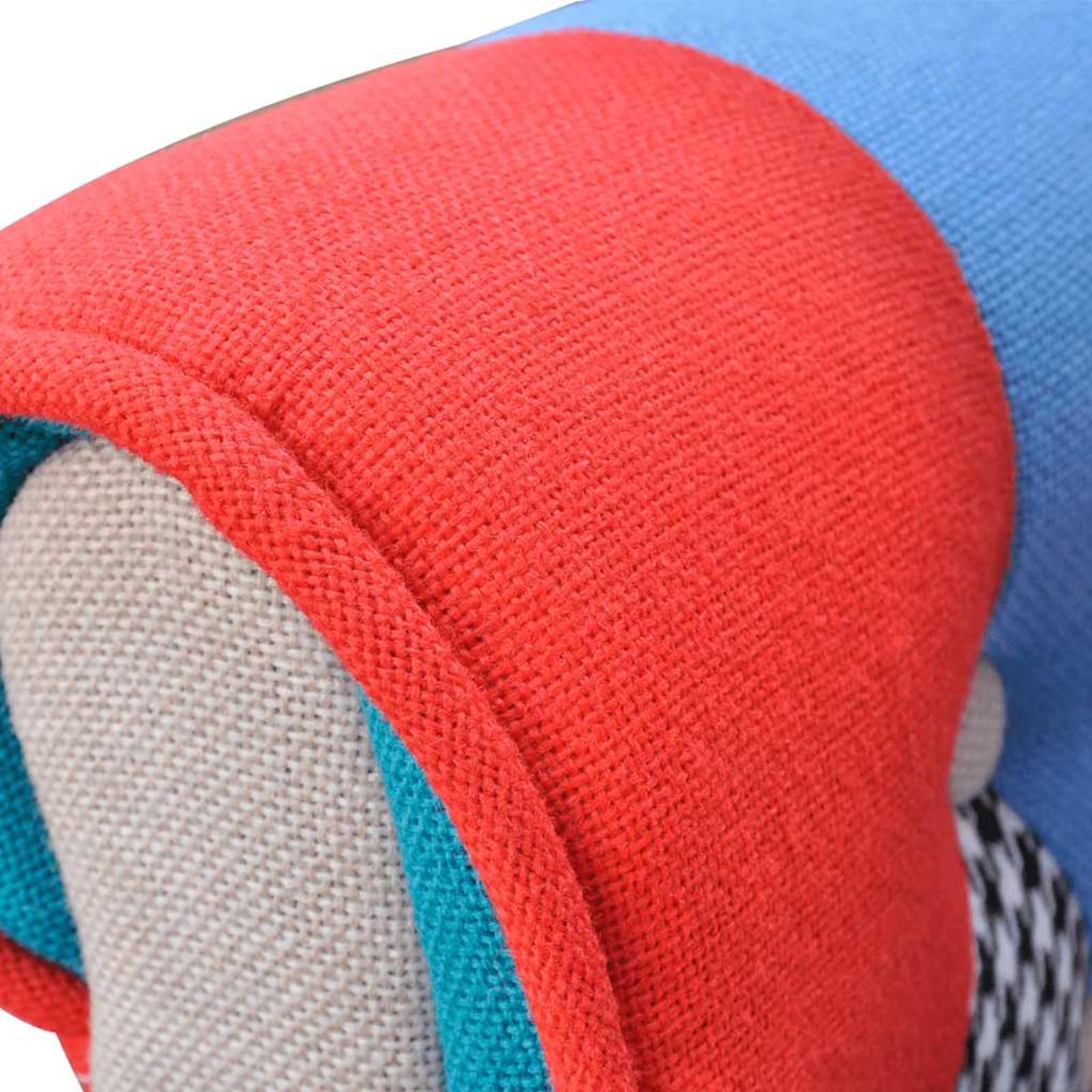 Gecheer Poltrona, design patchwork, in tessuto, poltrona comoda per casa