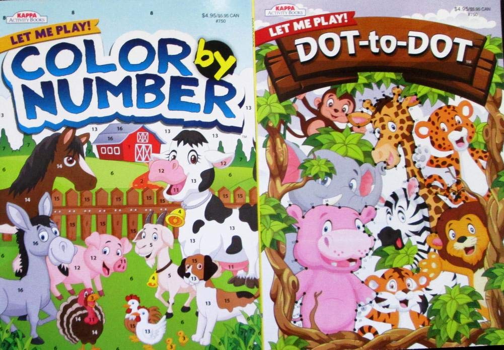 Kappa Publication 1750 Let Me Play Assorted Color Books