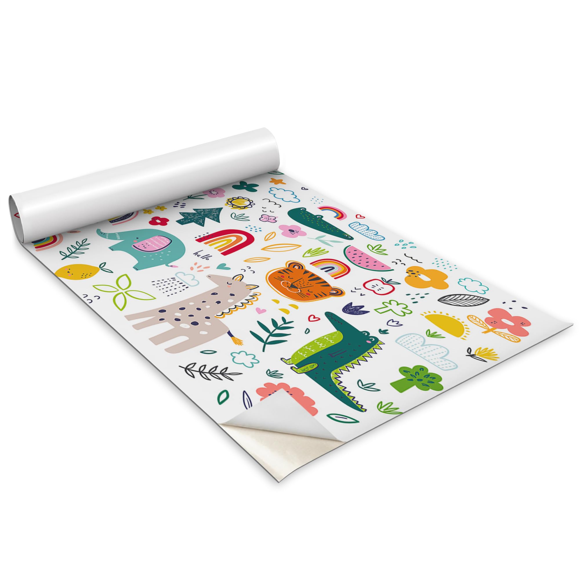 Papier peint sticker dans la chambre des enfants pour un univers coloré