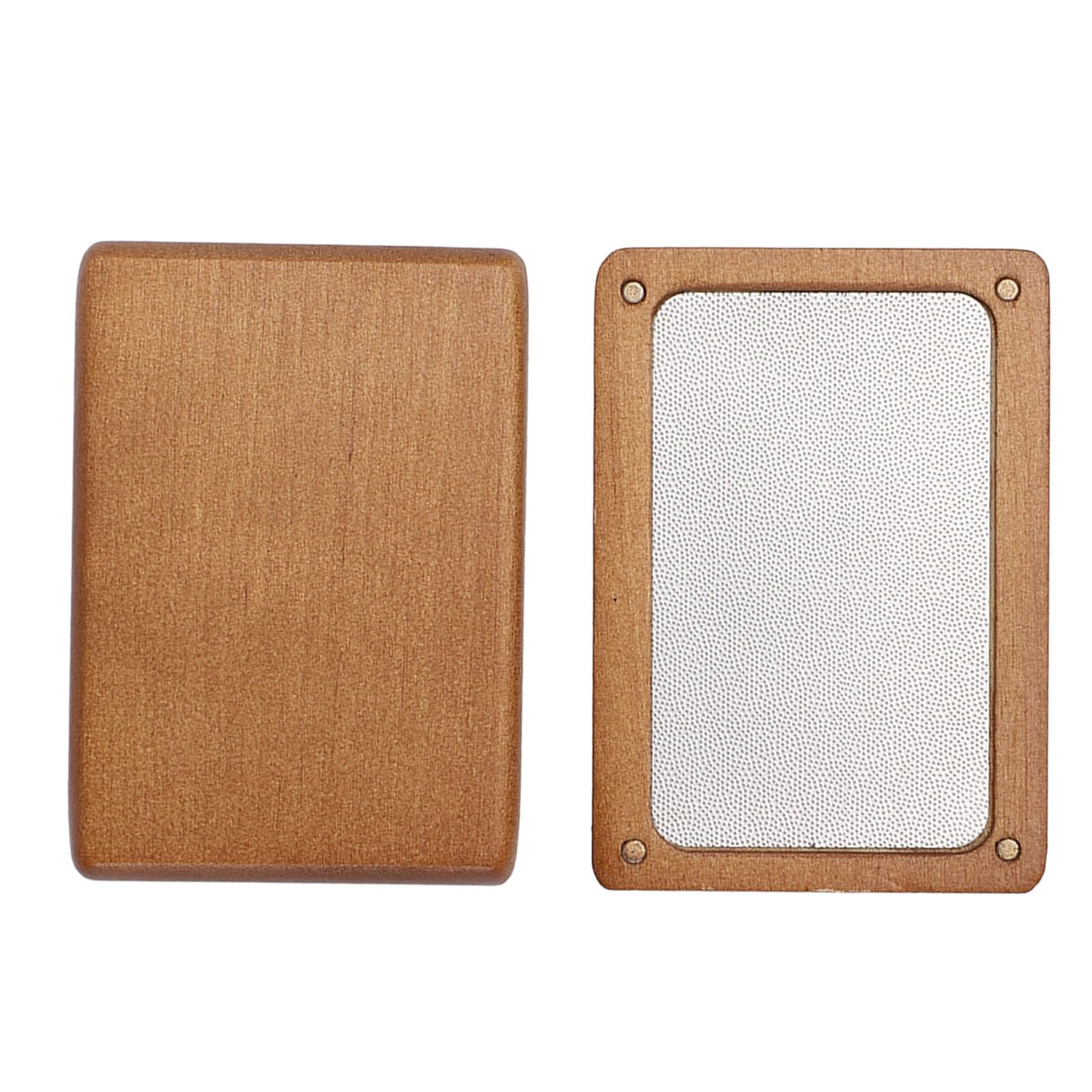 RiToEasysports Lijadora de Punta para Taco de Billar, Cuchillas de Lijado Profesionales de Acero Inoxidable con Carcasa de Madera para Accesorios de Taco de Billar y Equipo de Palo