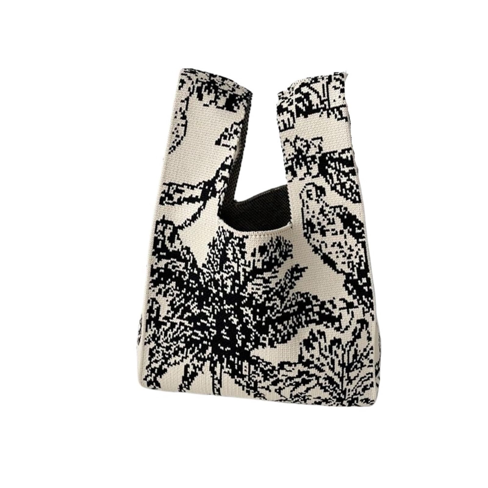 Sac de poignet tricoté pour femme de 20 x 35 cm disponible en 3 couleurs élégantes