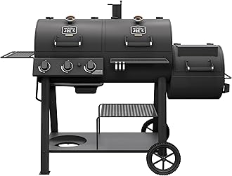 Canyon Combo Charcoal and Gas Smoker & Grill, Black - 24203004