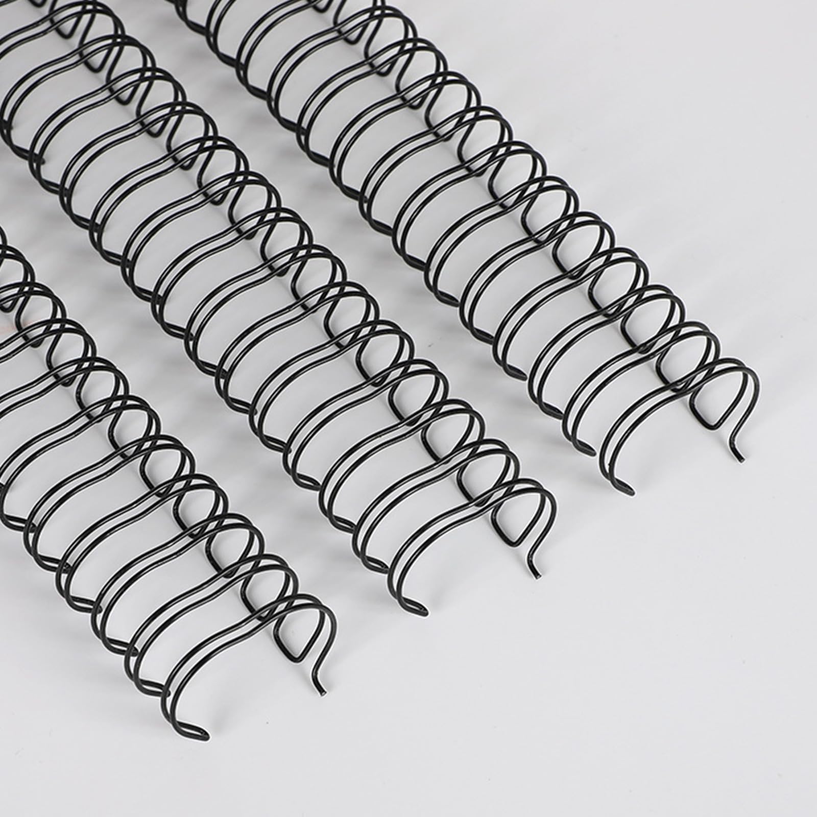Lot de 100 anneaux de reliure multi-trous en fer 23 trous 24 trous ou 34 trous pour l'organisation de documents de bureau