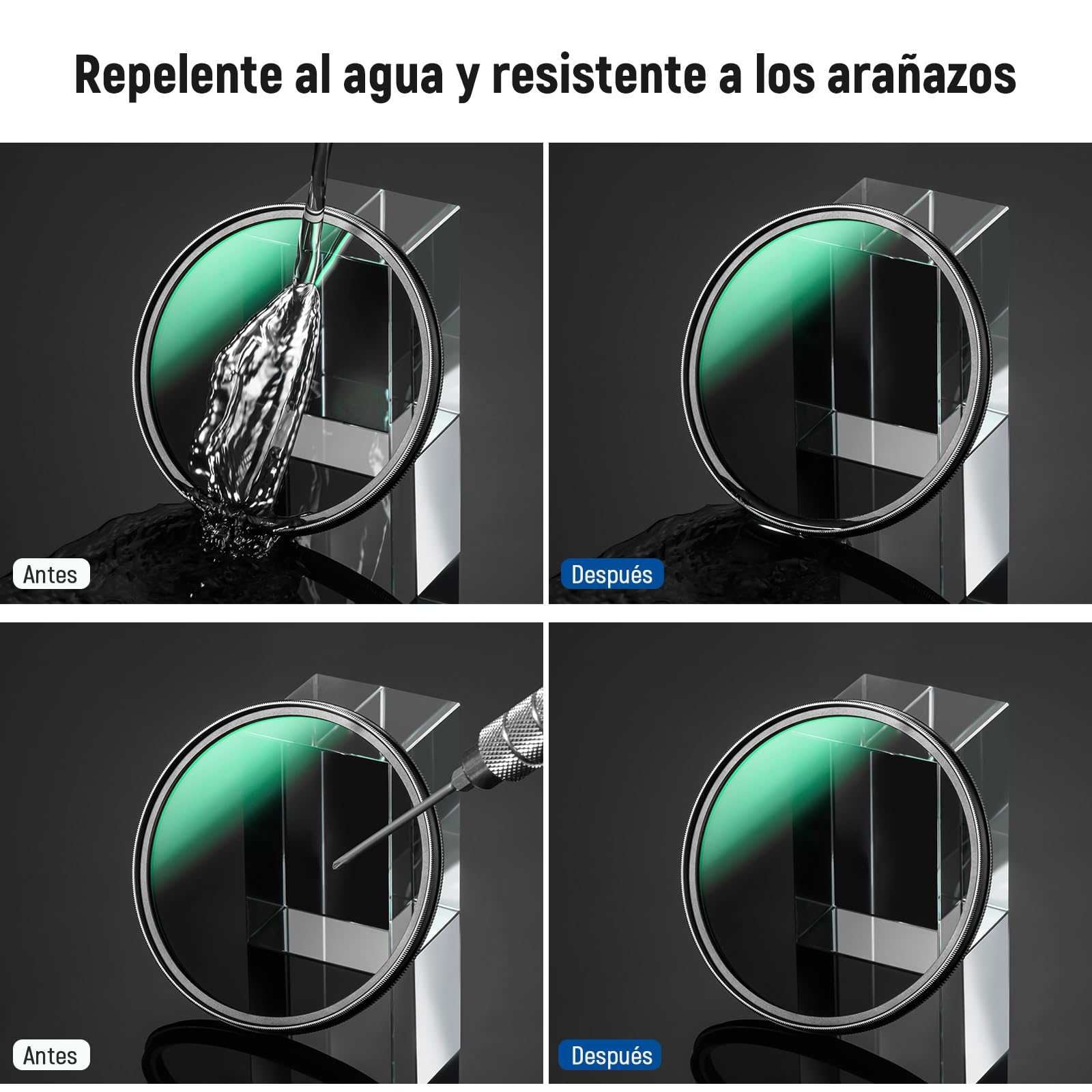 NEEWER Filtro Polarizador 82mm Polarizer Filter Circular MC CPL con Multi Resistente Nano de 24 Capas con Vidrio óptico HD para Lentes, Reduce la Reflexión/el Deslumbramiento/Mejora el Contraste