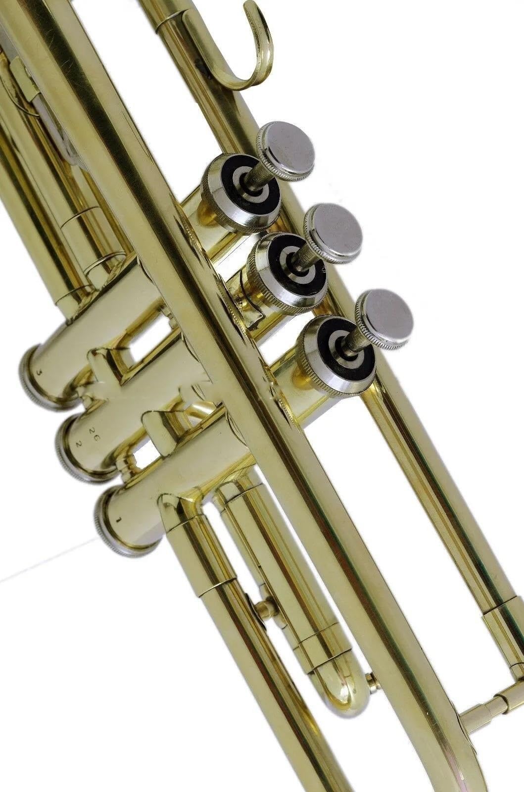 Zestaw instrumentów dętych blaszanych trąbka Profesjonalny Instrument W Postaci Trąbki Bb Z Mosiężnymi Instrumentami I Futerałem