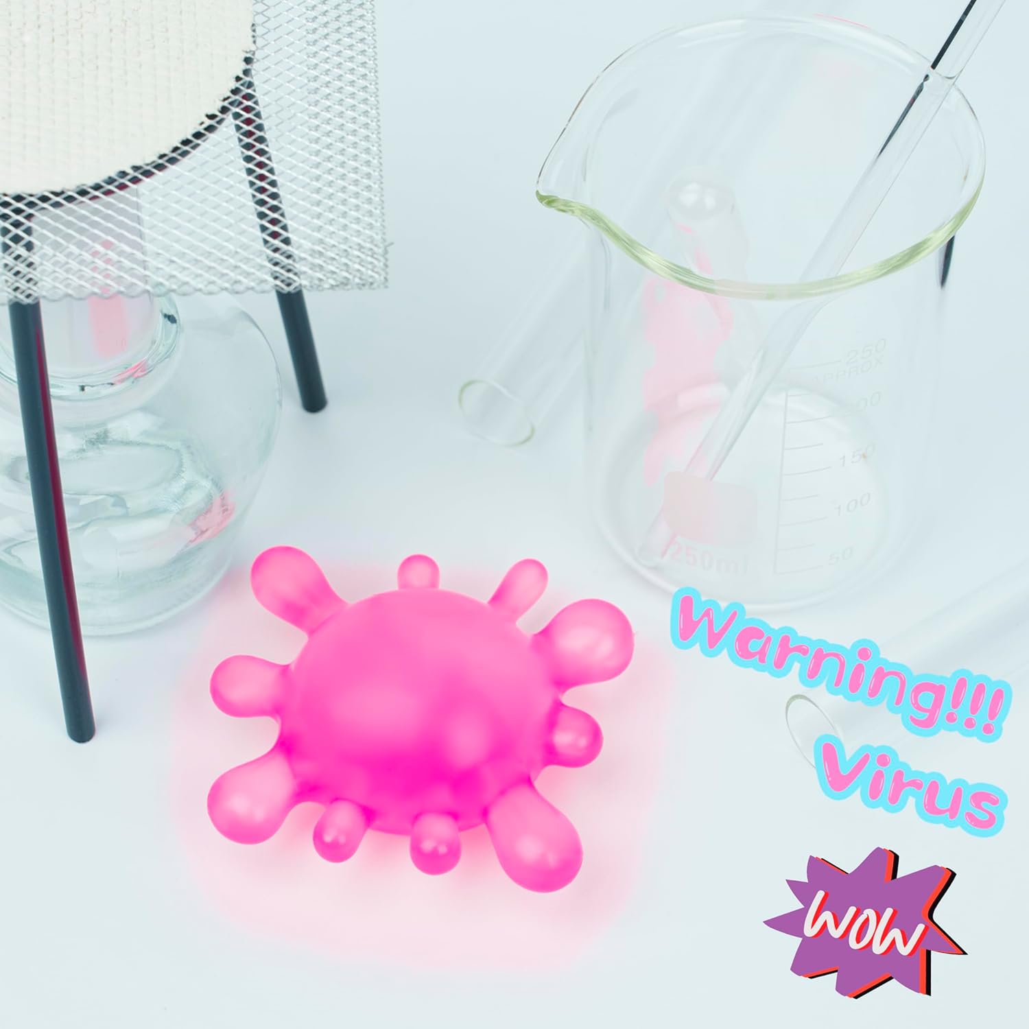 Spectacular Splat-Tastic Squishy Toy, Stress Splat Toy, Gel Filled Fidget Toys for Kids Stress Relief - High Density Squeeze Balls for Students Calming,Ideal Gifts for Kids, Birthday & Christmas