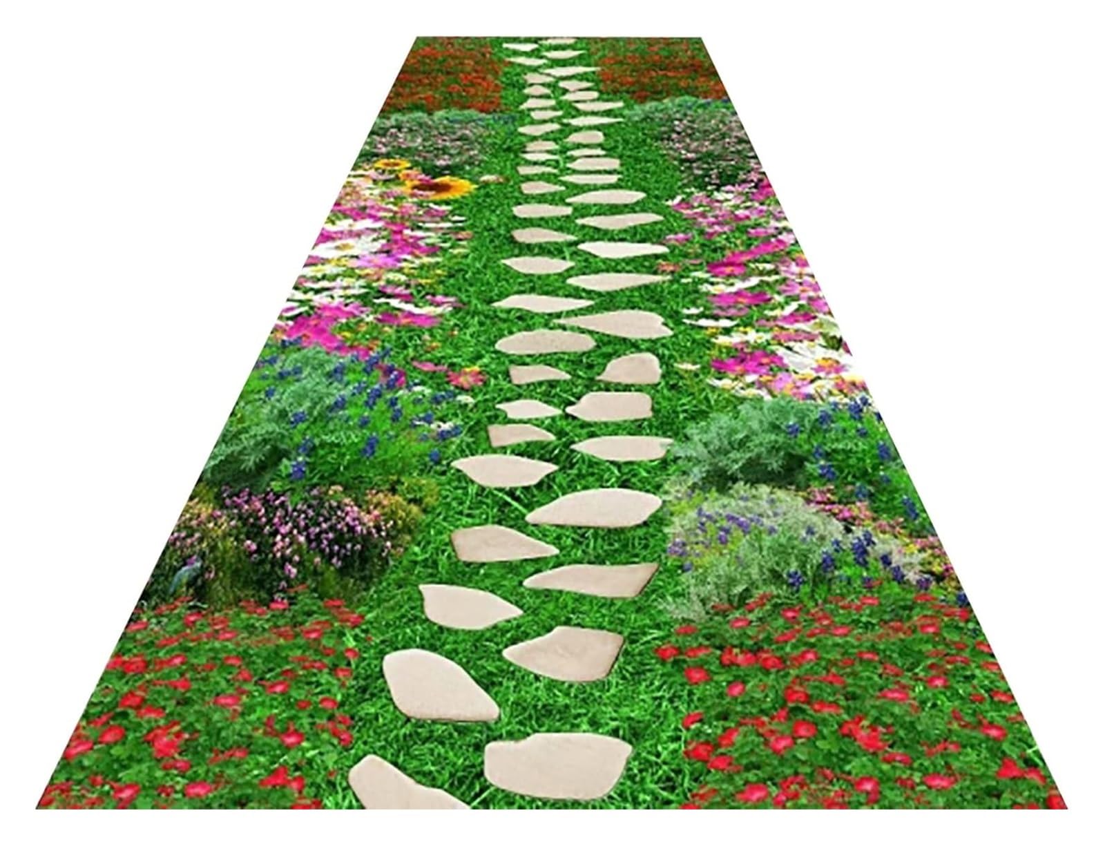Tapis de couloir d'extérieur pour jardin et porche verdoyant KEuLen