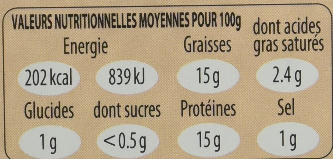 Les Mouettes d'Arvor Rillettes Saumon au Citron et à l'Aneth 125 g - Lot de 4