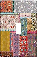 Vista 195 de Cubiertas de salida iridiscentes abstractas coloridas nubes dúplex de 1 cuadrilla, placa de cubierta de interruptor de luz arco iris, placas