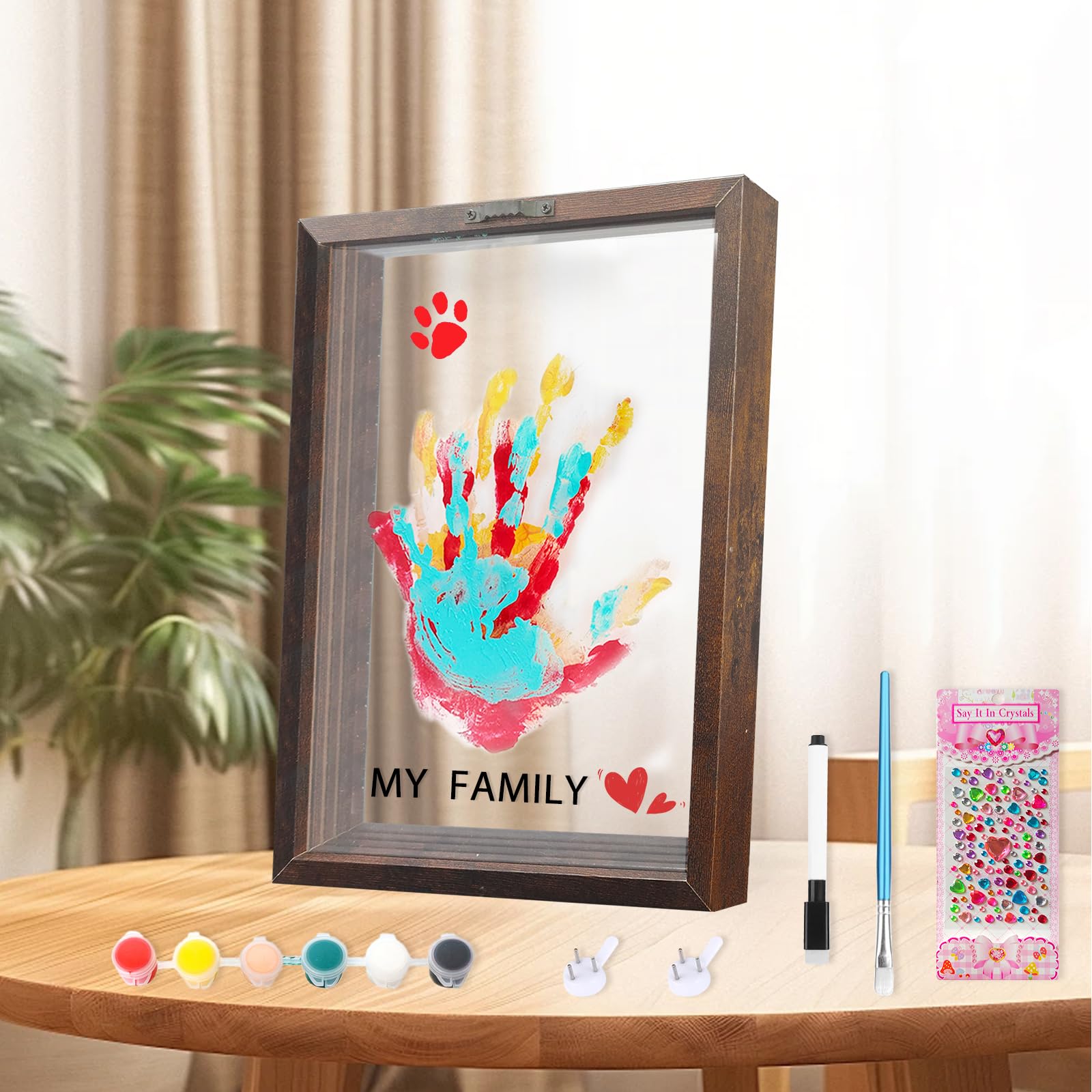 XQC Family Handprint Kit - DIY Keepsake Frame -7