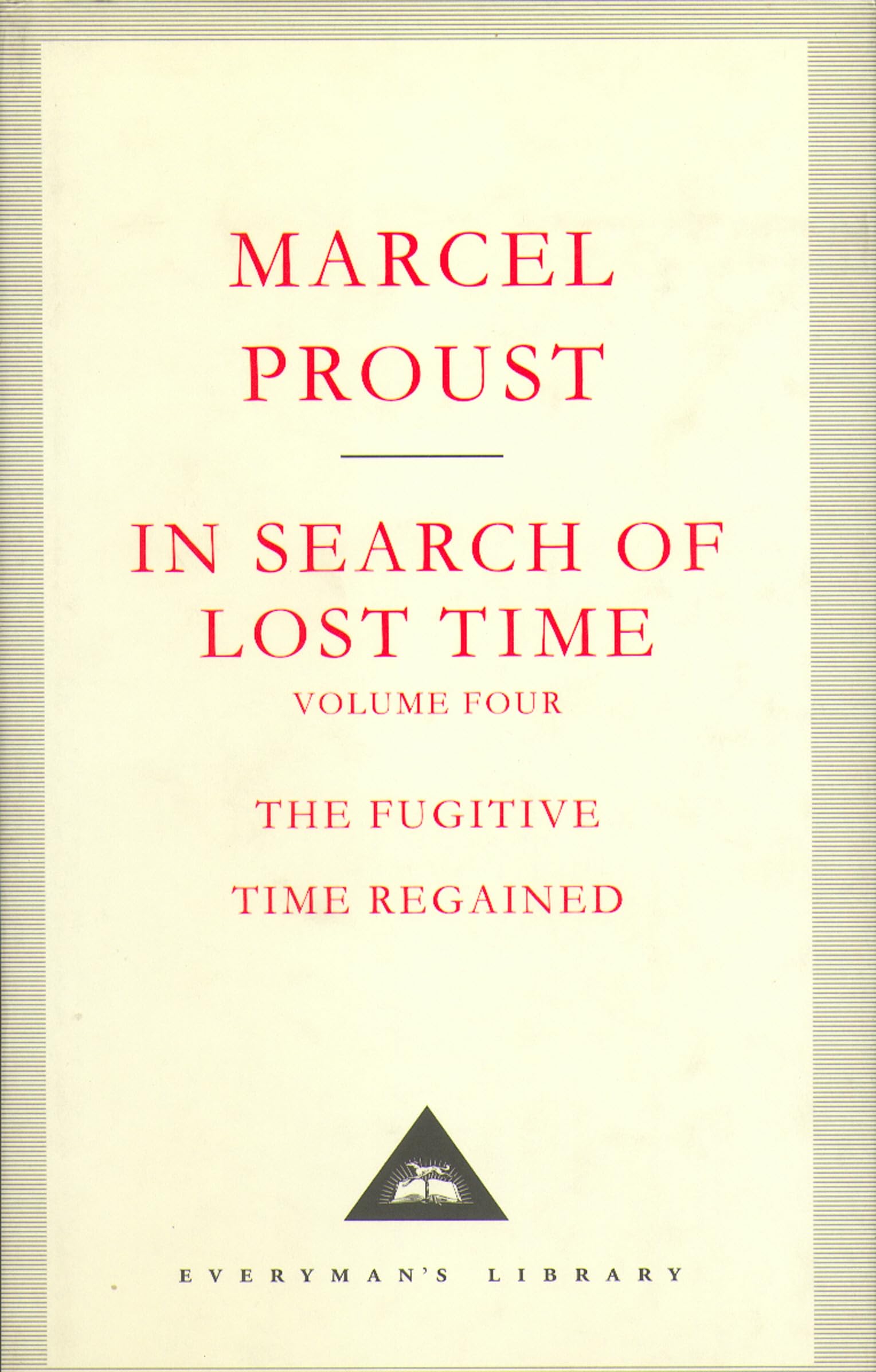 In Search Of Lost Time Volume 4 by Marcel Proust (Hardback Book)