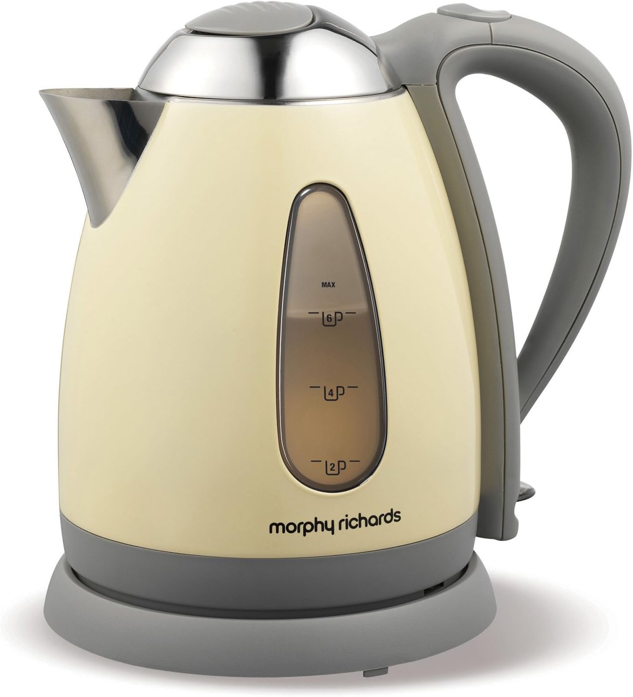 MORPHY RICHARDS MR3046ACCENTS CREAM CORDELSS JUG KETTLE 1.5 LTR