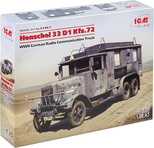 ICM Modelos Henschel 33 D1 Kfz.72 Kit de construcción