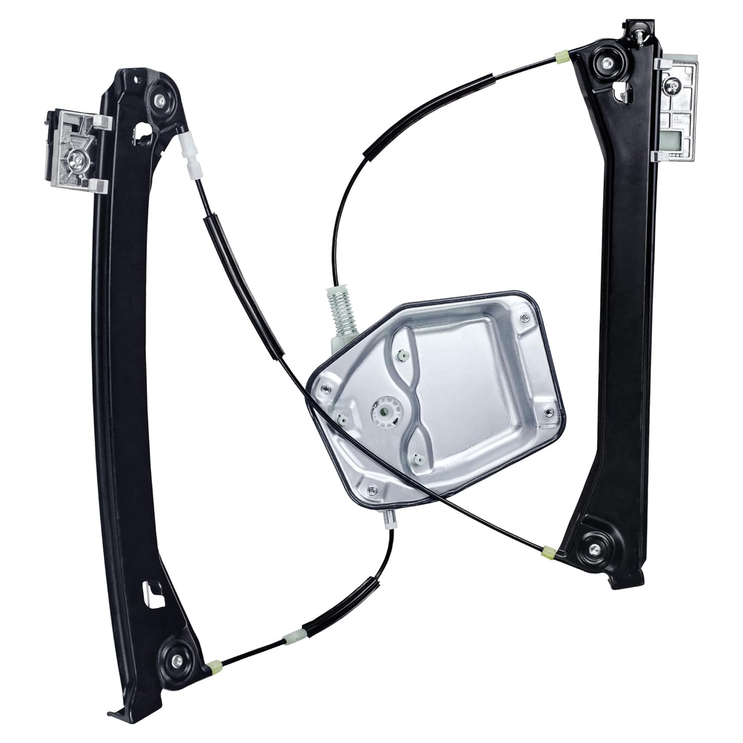 Power Window Regulator Compatible with Volkswagen Eos 2008 2009 2010 2011 2012 2013 2014 2015 Front Passenger Side Replace # 1Q0-837-462-G 1Q0837462G