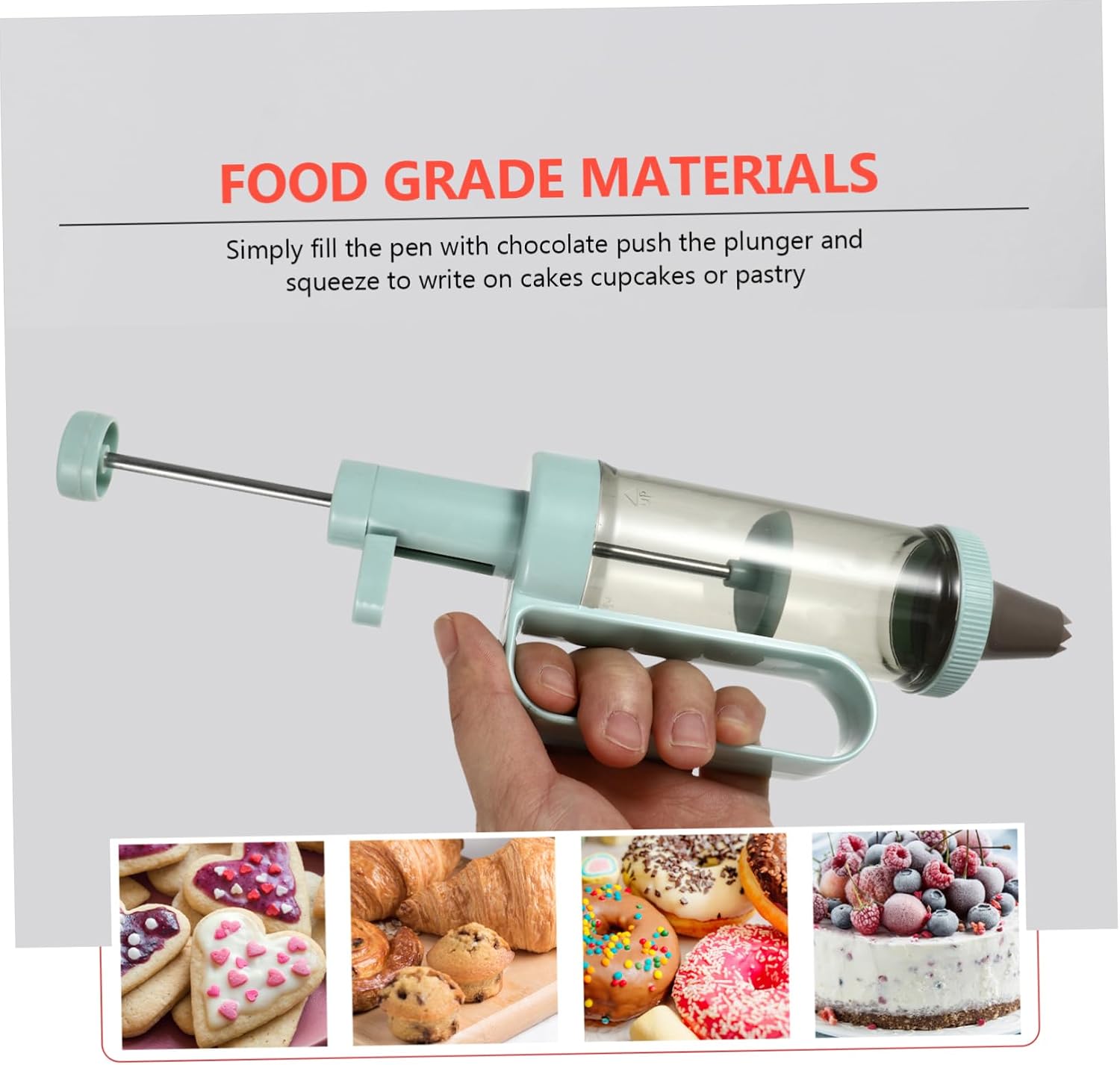 Plastic Cookie Press Kit Comfort Grip for Home Baking
