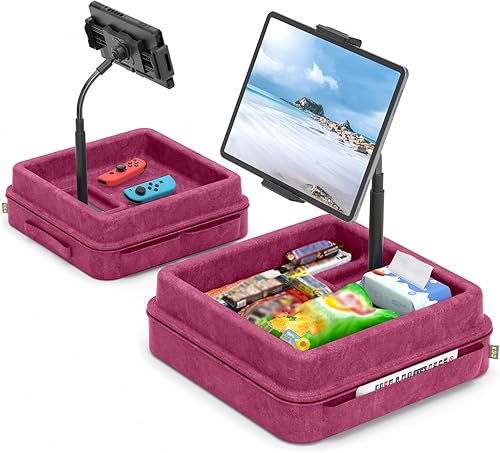 KDD Soporte de almohada para tablet  Soporte de almohada ajustable de 360 para iPad, cama y escritorio, cuello de cisne para tableta con bandeja de