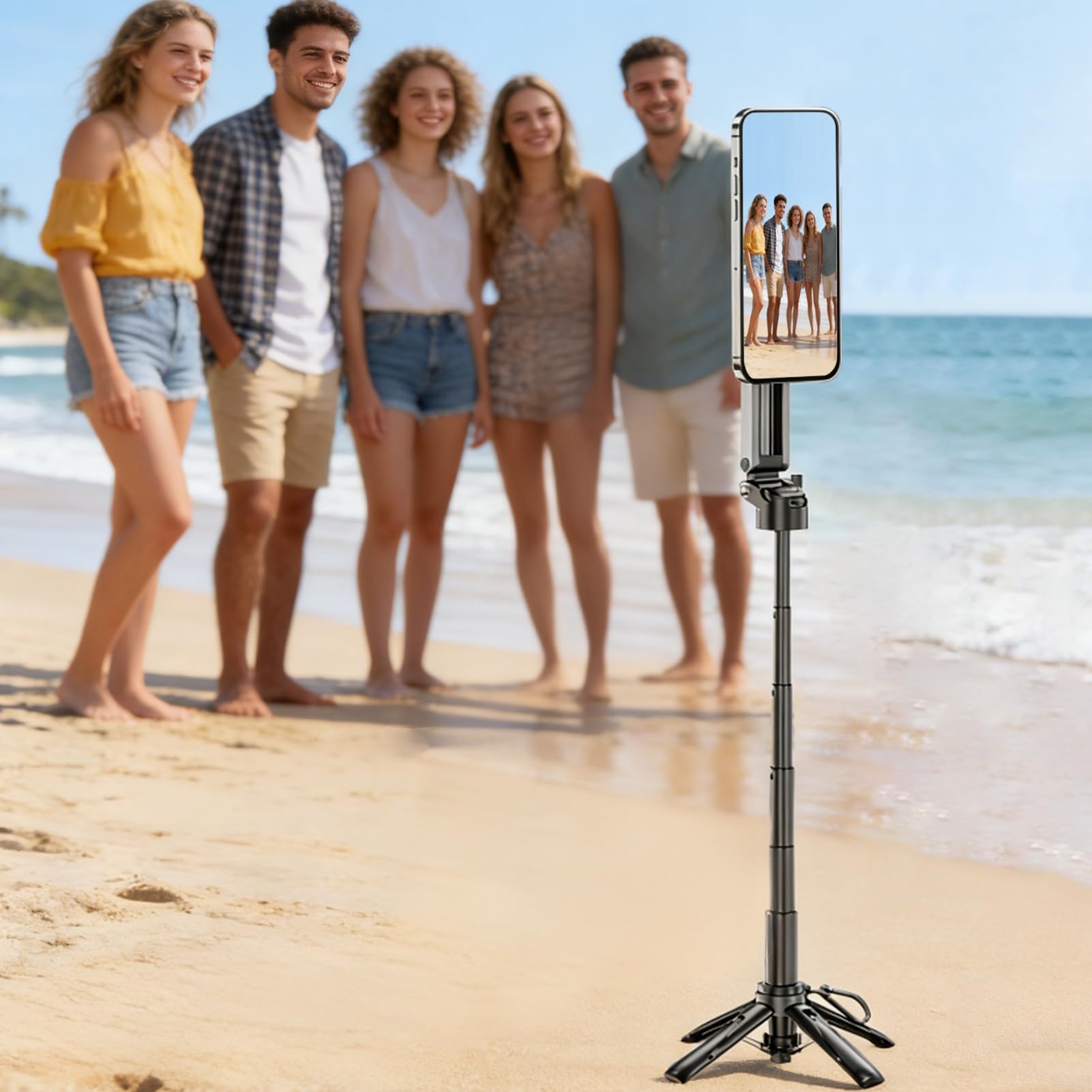 Trípode para Móvil Selfie Magnético Portátil