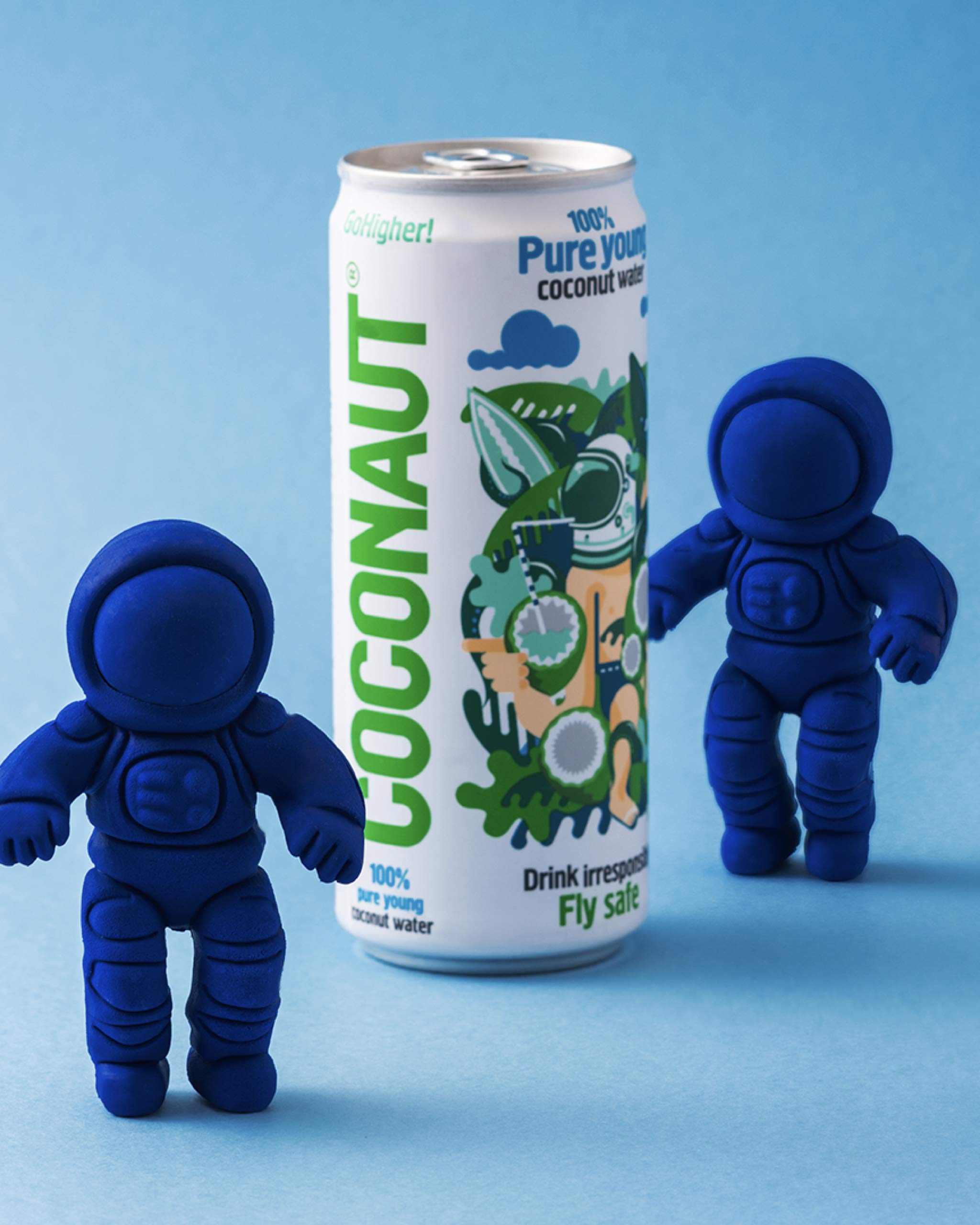 COCONAUT Kokoswasser Still (12 x 320ml Dose) Pur, Vegan, Paleo - Erfrischend und Kalorienarm - Reich an Vitaminen, Mineralstoffen und Spurenelementen