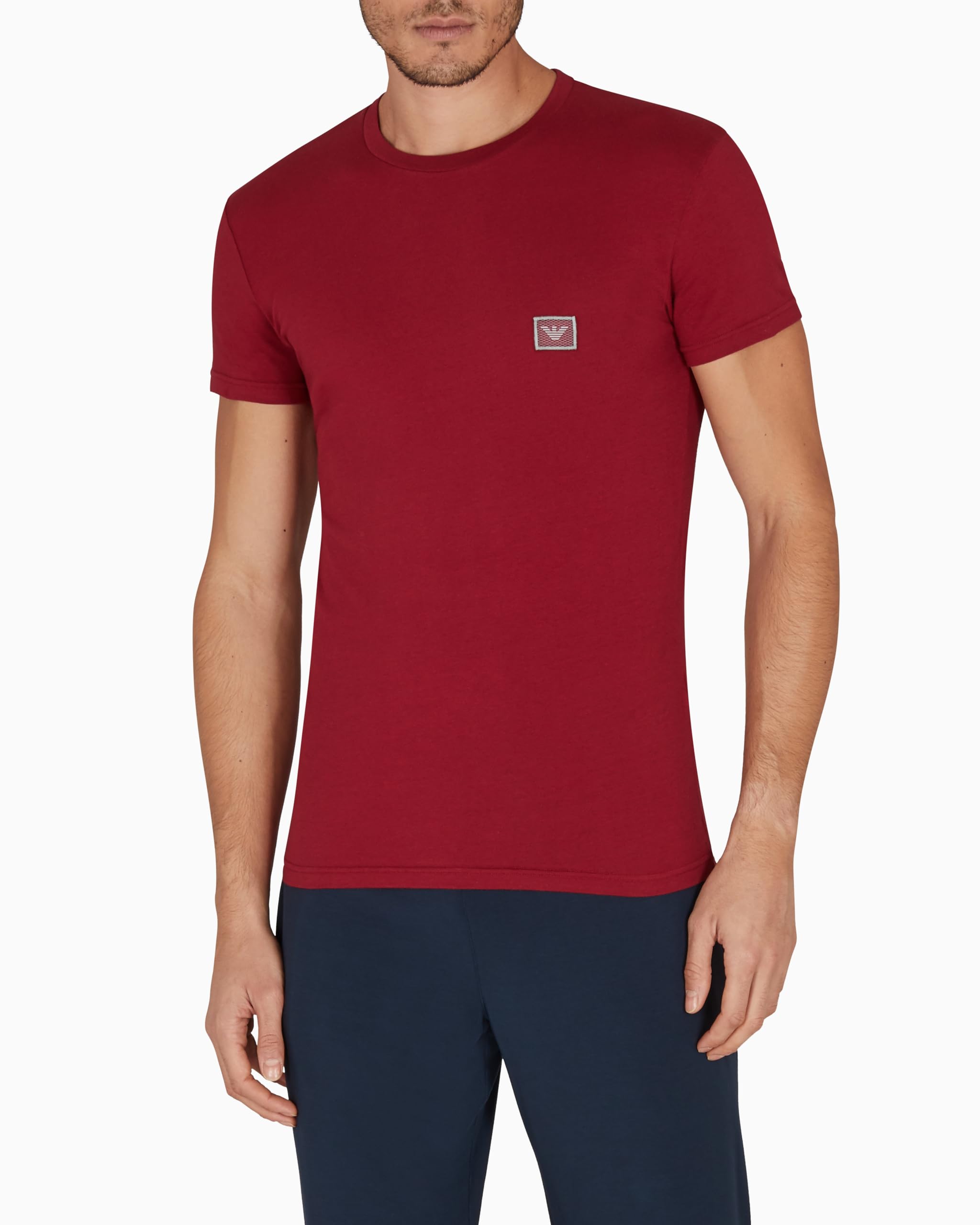 Emporio Armani Men's Shiny Logoband T-Shirt T-Shirt (Pack of 1)