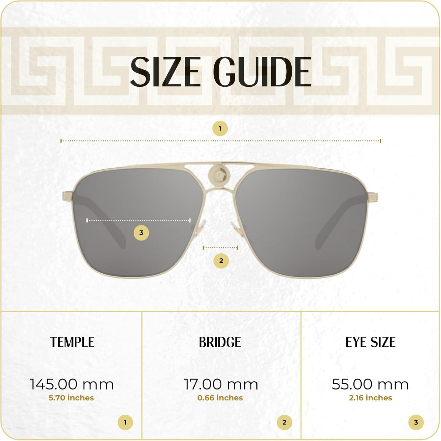 Versace VE2238 Rectangular Sunglasses for Men +BUNDLE with ACCESSORY EYEWEAR KIT - Image 4