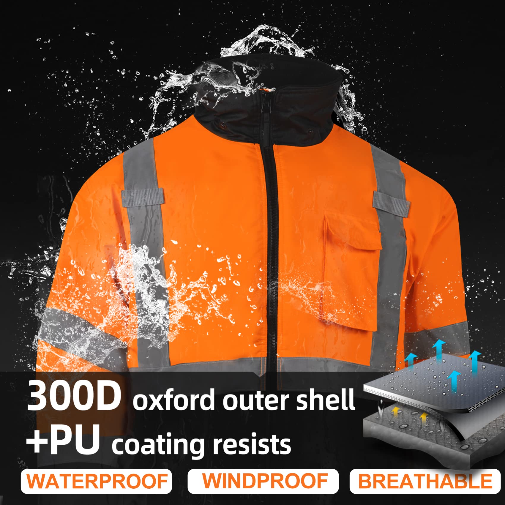 Snapklik.com : VENDACE High Visibility Reflective Safety Jackets For ...