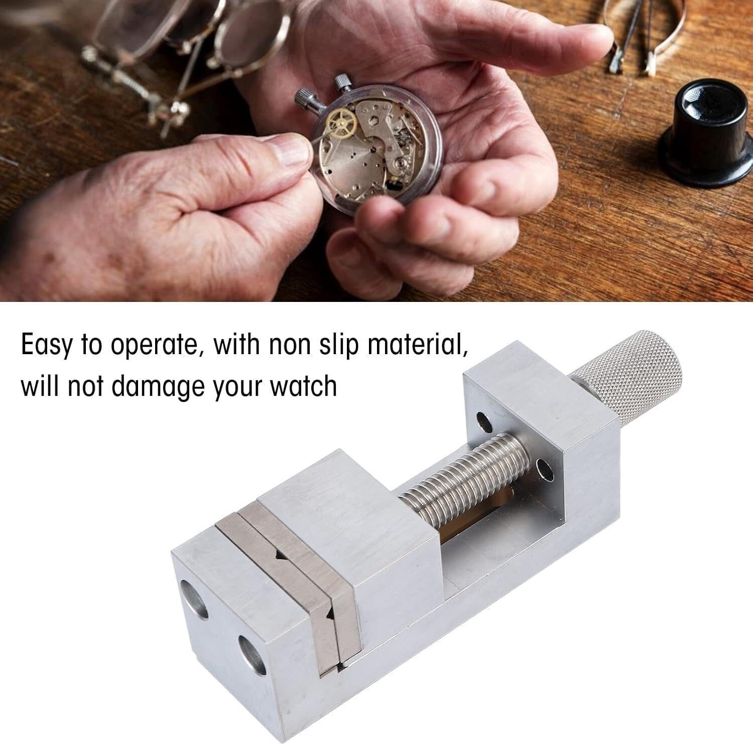 Kit de Herramientas de reparación de Relojes, abridor de Parte Trasera de Acero y Juego de reemplazo de batería para relojeros DIY