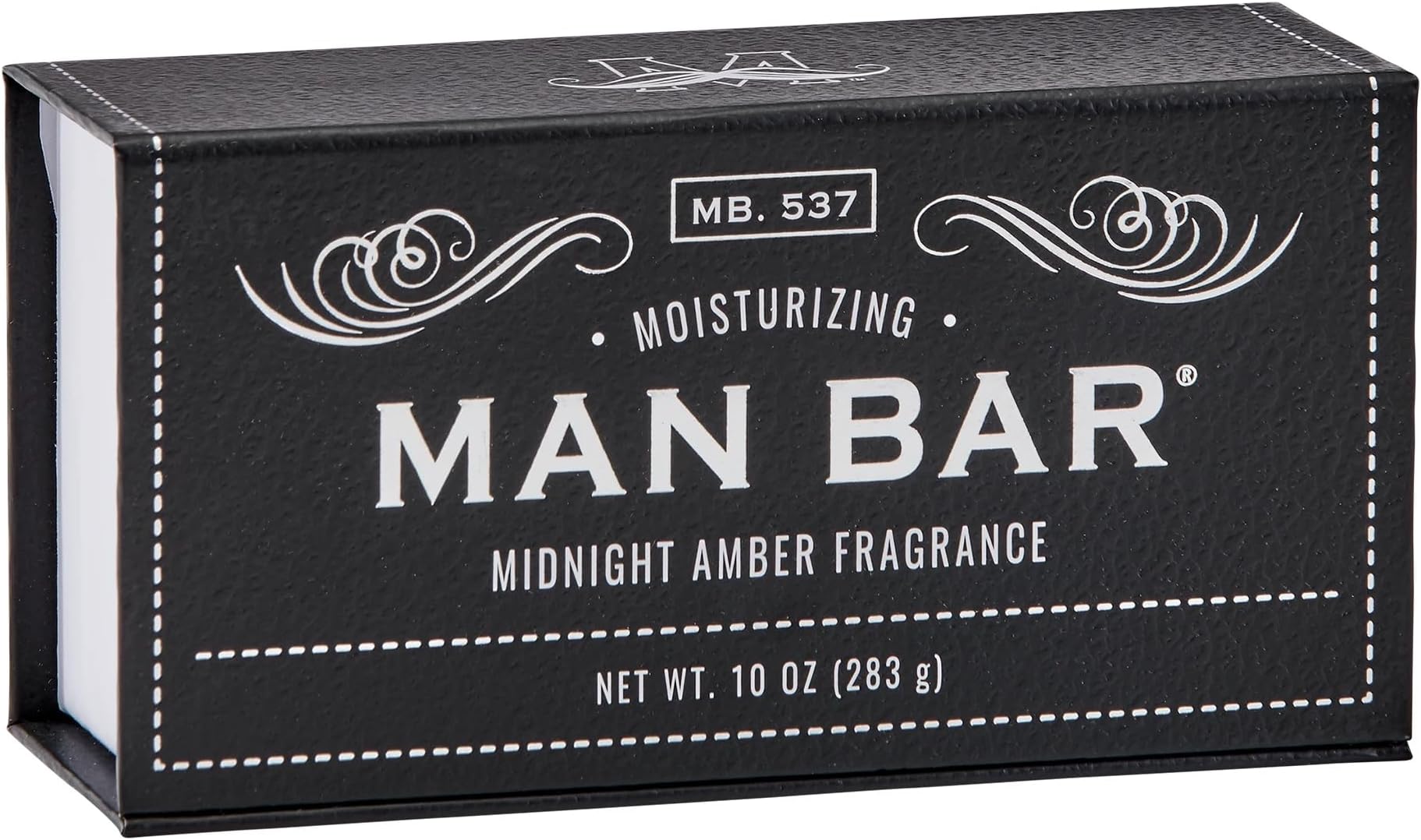 Midnight Amber Fragrance Man Bar - Moisturizing - No Harmful Chemicals - Good for All Skin Types - Made in the USA