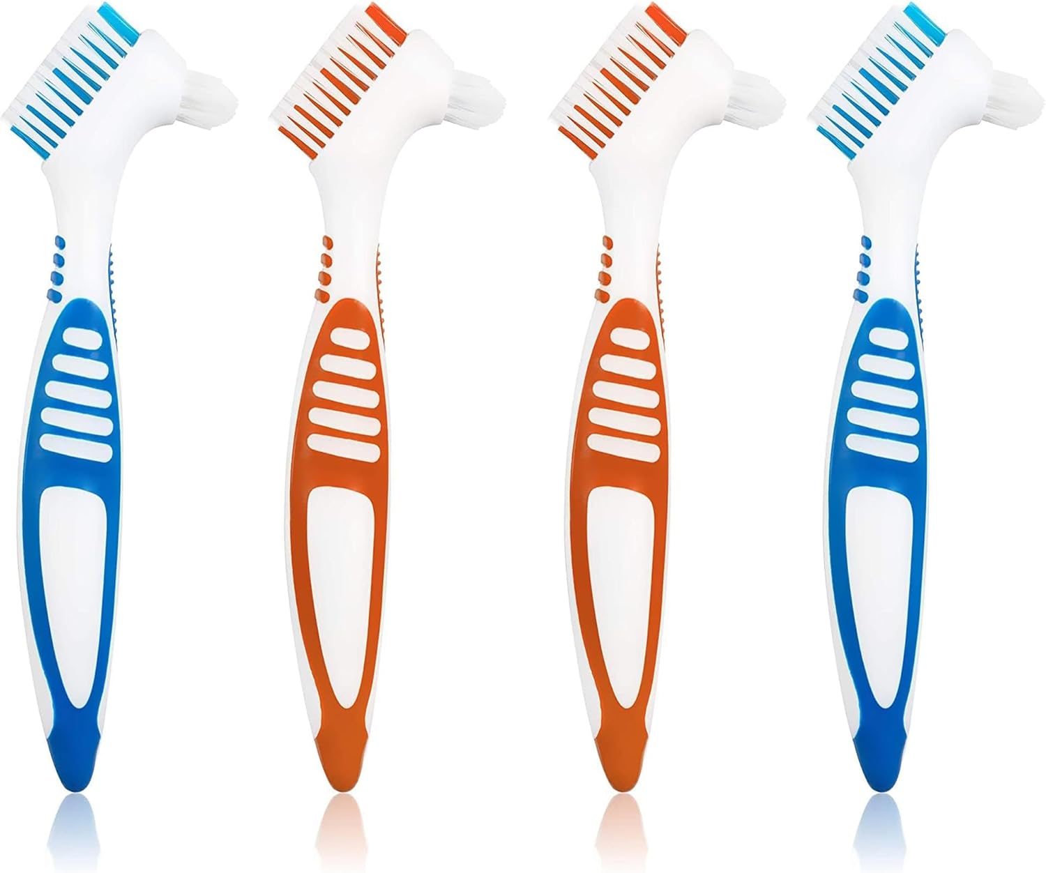 LOVEWEE 4Pack Denture Cleaning Brush Set Premium Hygiene Denture