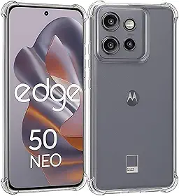 Capa Capinha De Silicone Transparente Para Motorola Moto Edge 50 Neo
