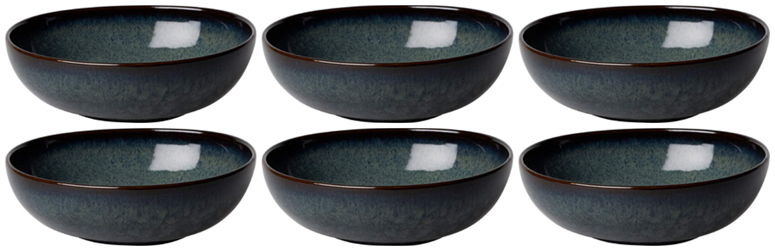 like. by Villeroy & Boch Lave Gris Müslischalen 600ml 6er Set grau Steingut