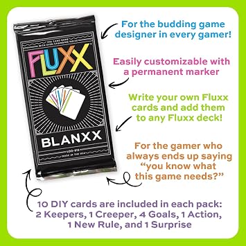 Looney Labs Fluxx Blanxx Expansion Pack - Create Your Own Card