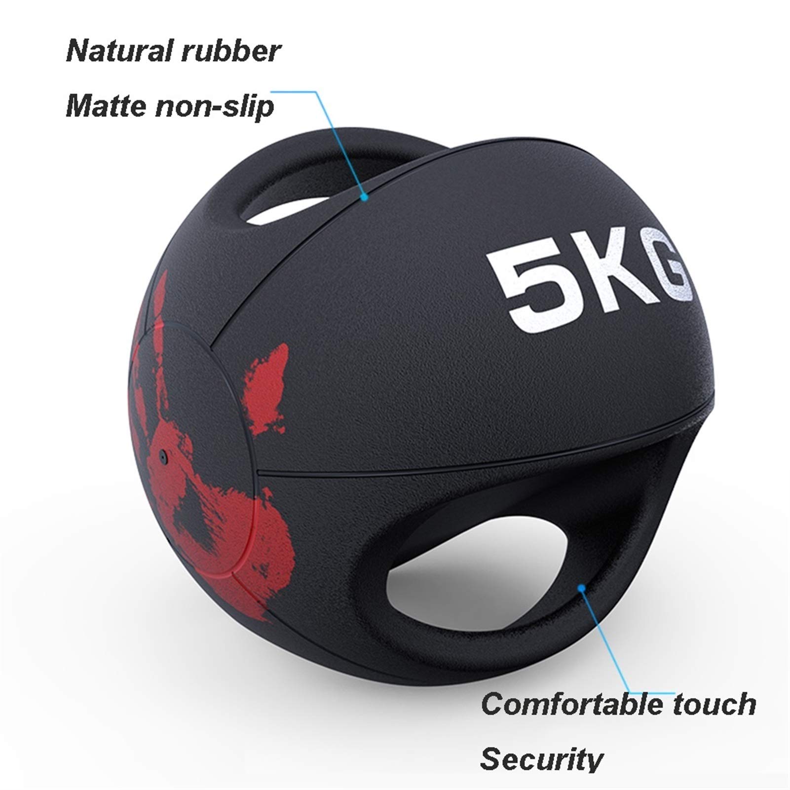 Medizinbälle Binaial Gummi Elastic Medicine Ball Balance Ball Fitness Ball, Hausgymnastik-Trainingsgeräte, 3kg / 4kg / 5kg / 6kg / 7kg / 8kg / 9kg / 10kg / 12kg (Color : 4kg/8.8lb)