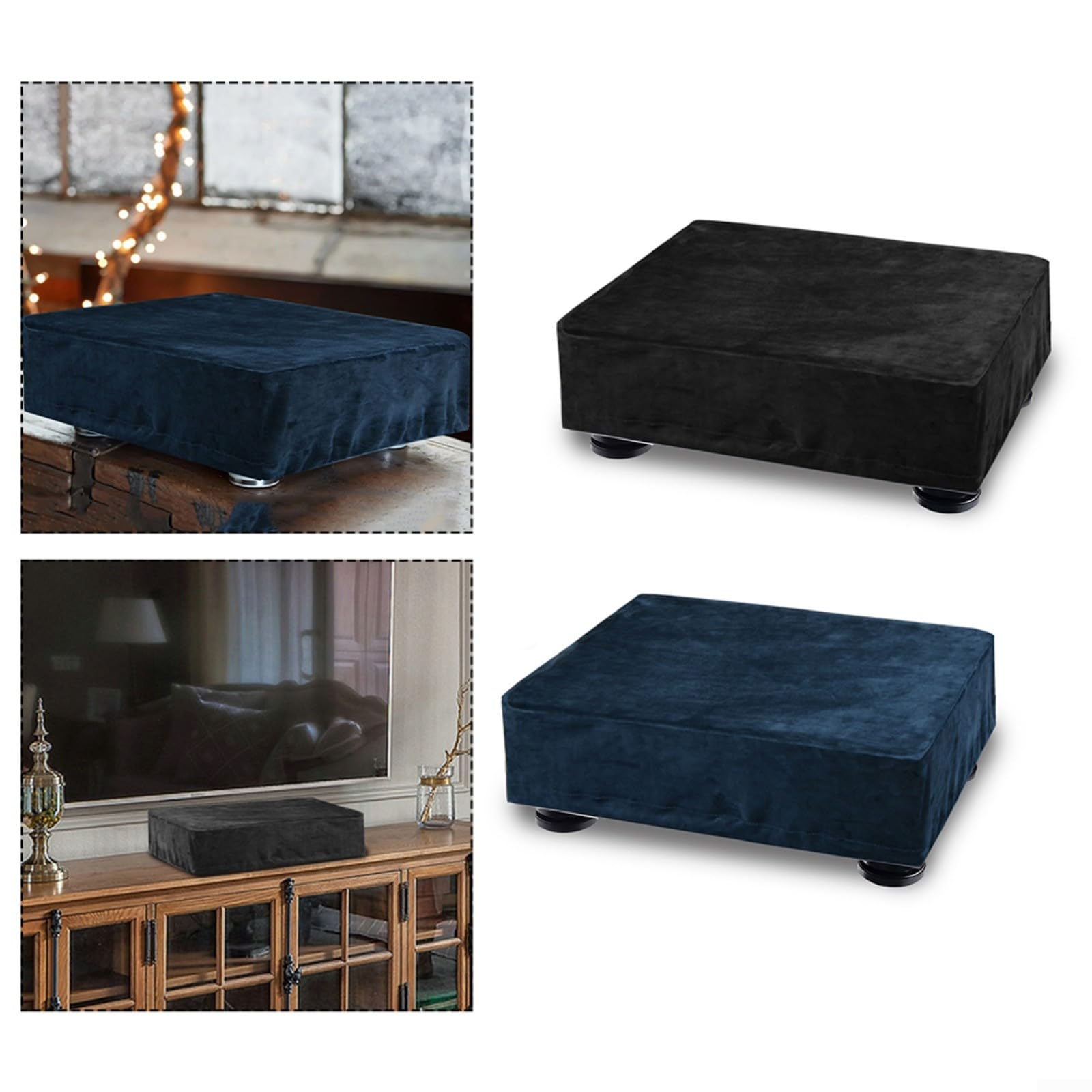 Copertura antipolvere per giradischi, impermeabile, leggera, in spandex, per giradischi AT-LP120XUSB, resistente ai graffi (nero)