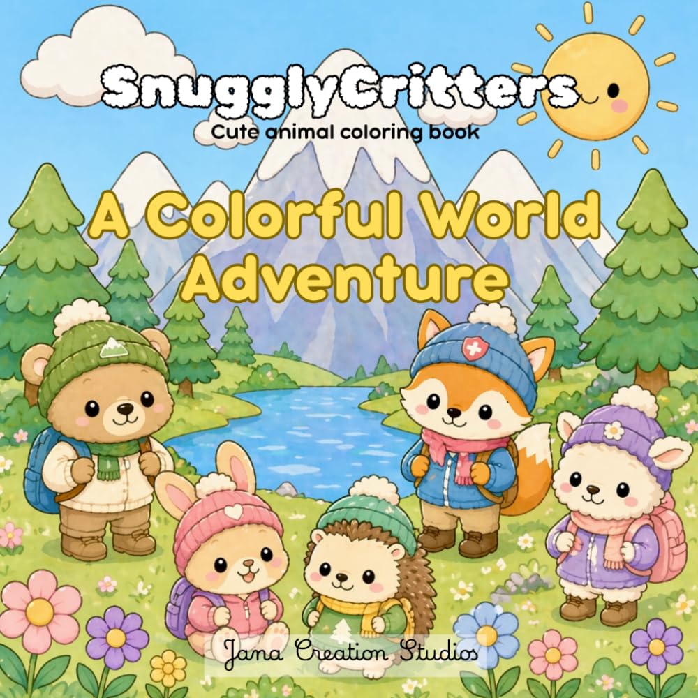 Snuggly Critters: A Colorful World Adventure
