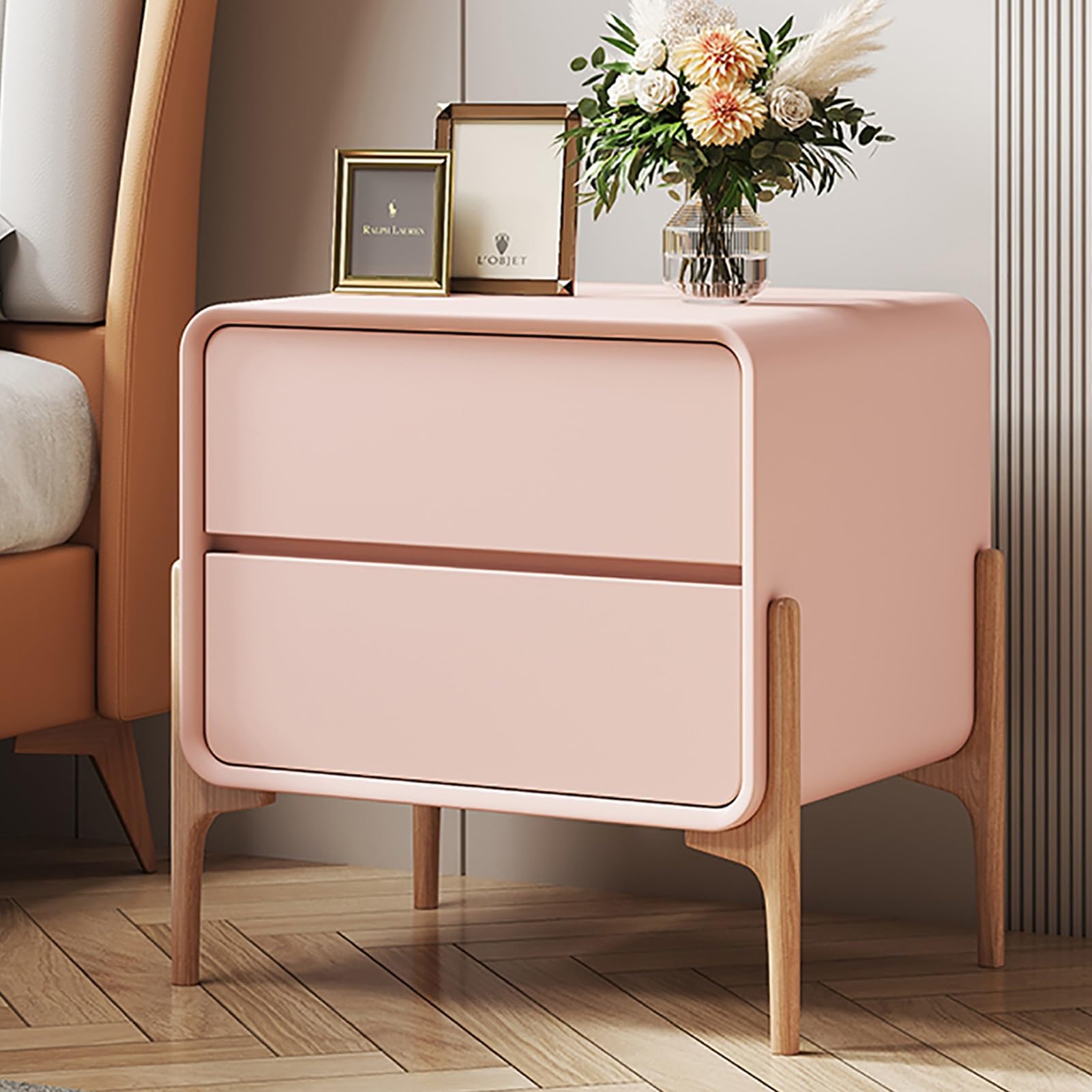 Table de chevet de rangement au design élégant et fonctionnel 30 x 40 cm