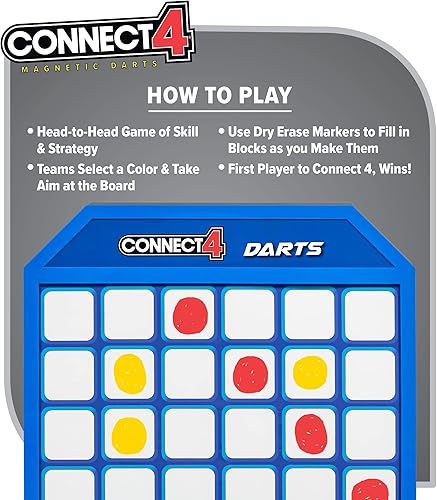Miniatura 3 de Connect4 Dardos - Diana magnética