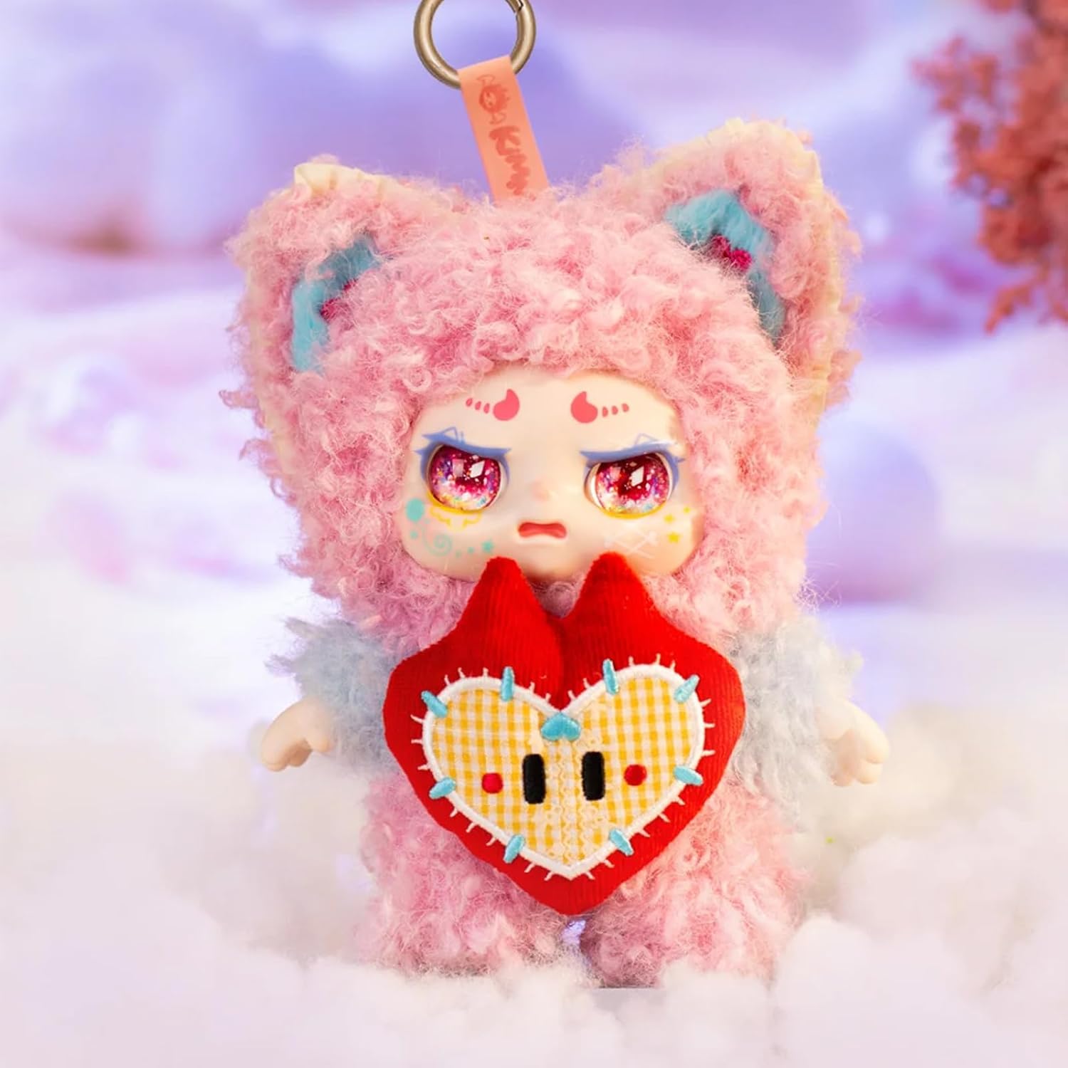 CALEMBOU Plush Blind Box, Kawaii Kimmon Kasuno New Life Series Stuffed Blind Box Doll, Kawaii Mystery Vinyl Plush Toys Collectible for Birthday Gift (Kimmon Kasuno New Life 1pc)