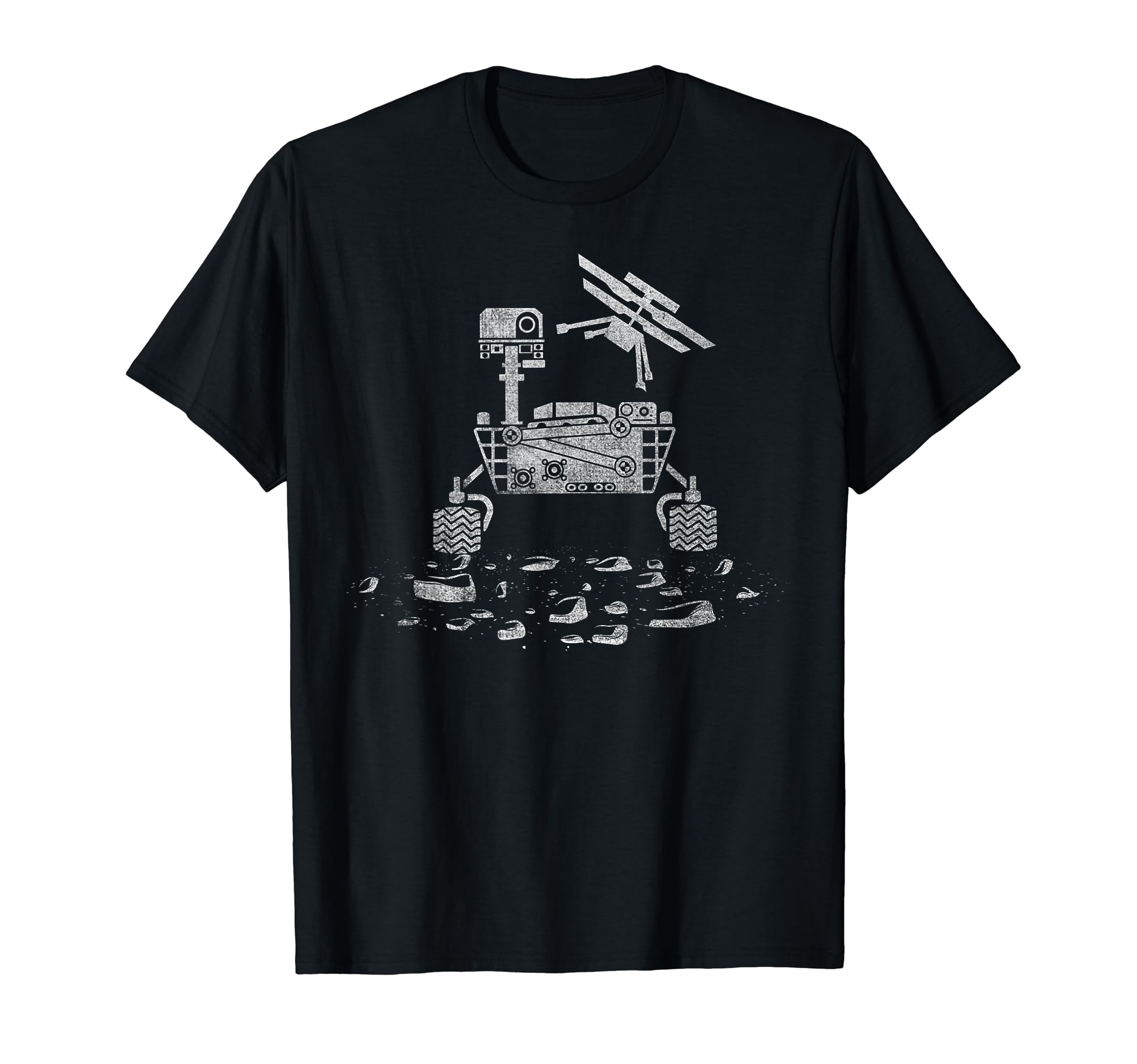 Mars Mission Astronaut Space - Mars Planet T-Shirt, Black