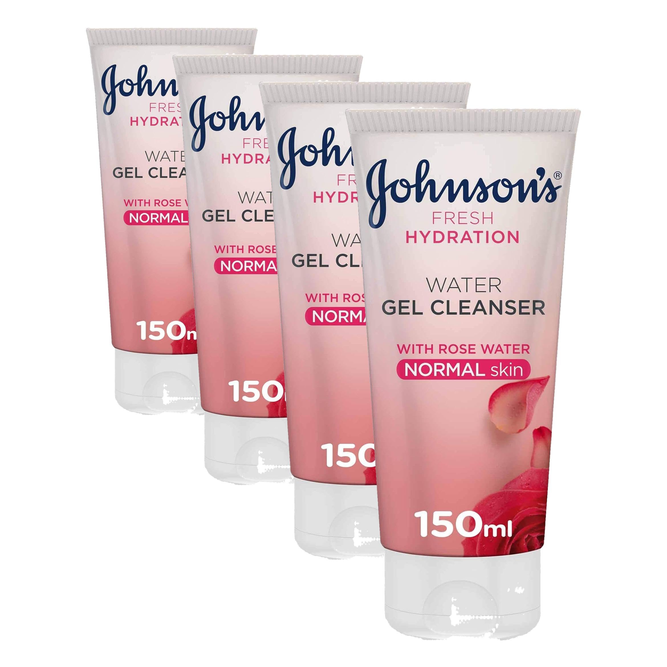 Johnson & Johnson Gül Suyu Water Gel Temizleyici 150ml (4 paketi)