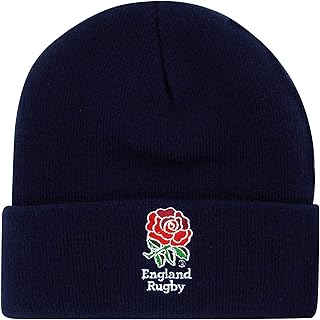 England RFU Official Rugby Bronx Hat with Embroidered Crest (100% Acrylic) Multi