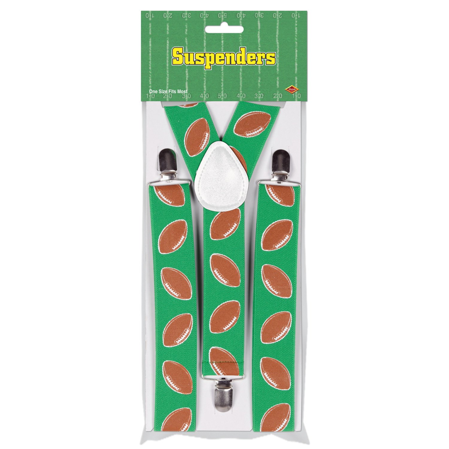 Beistle 60816 1-Pack Football Suspenders